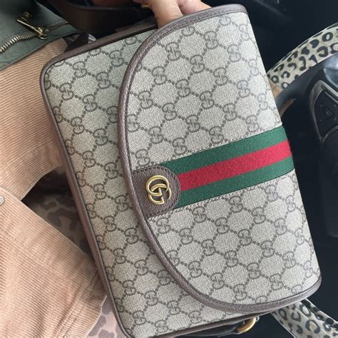 gucci bag with heart logo|Gucci over shoulder bag.